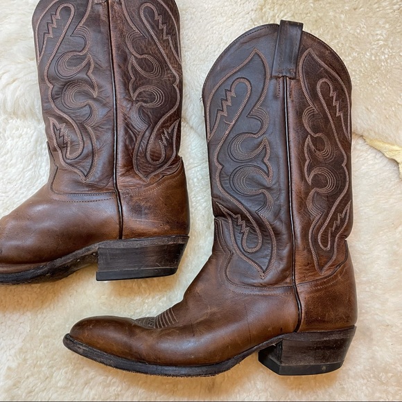 Tony Lama Vintage Western Boots sz 10D - Picture 3 of 16
